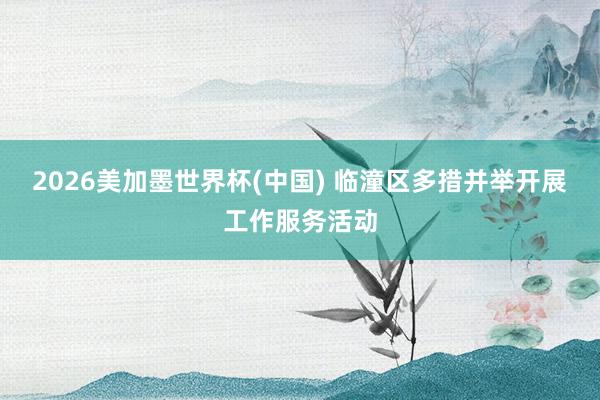 2026美加墨世界杯(中国) 临潼区多措并举开展工作服务活动