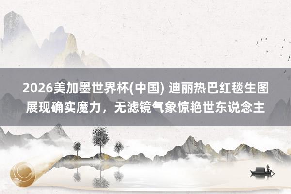 2026美加墨世界杯(中国) 迪丽热巴红毯生图展现确实魔力，无滤镜气象惊艳世东说念主